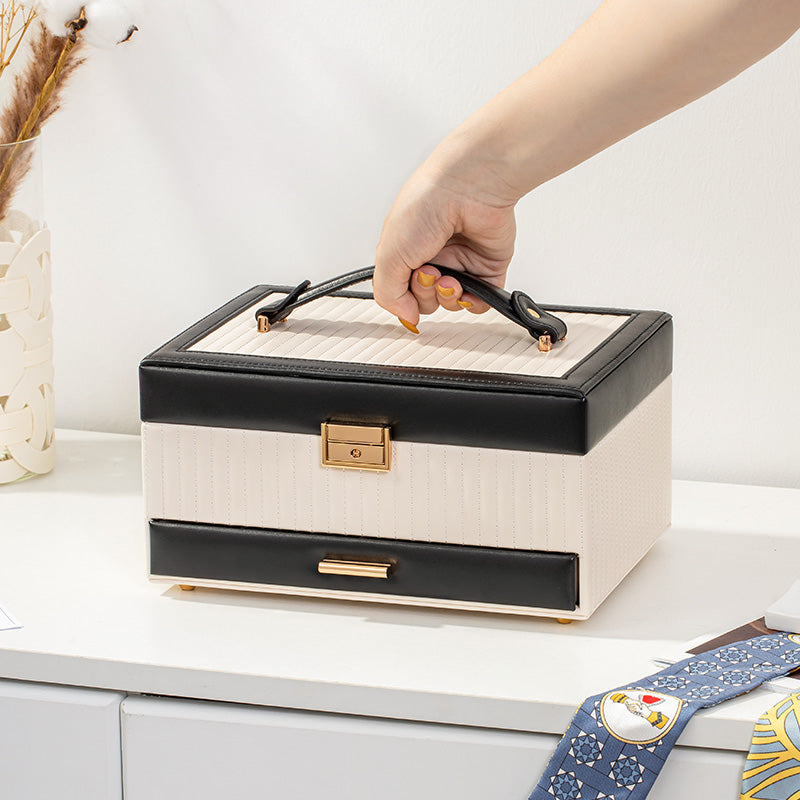 3 Layers Jewelry Boxes for Earring, Ring, Necklace, Bracelets