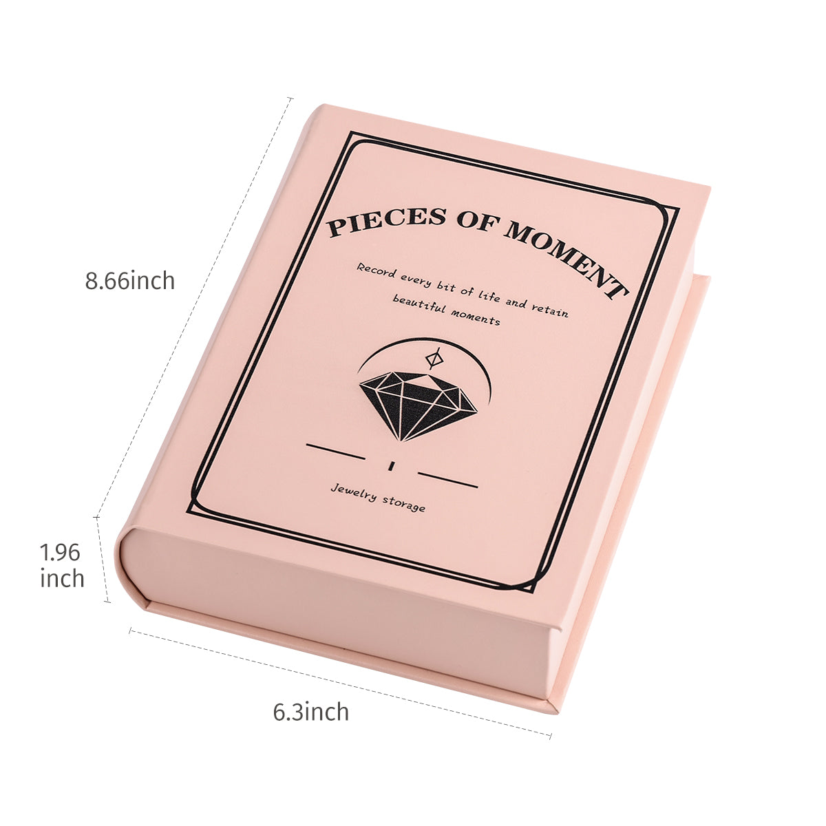 Casegrace PU Leather Magic Book Design Jewelry Case