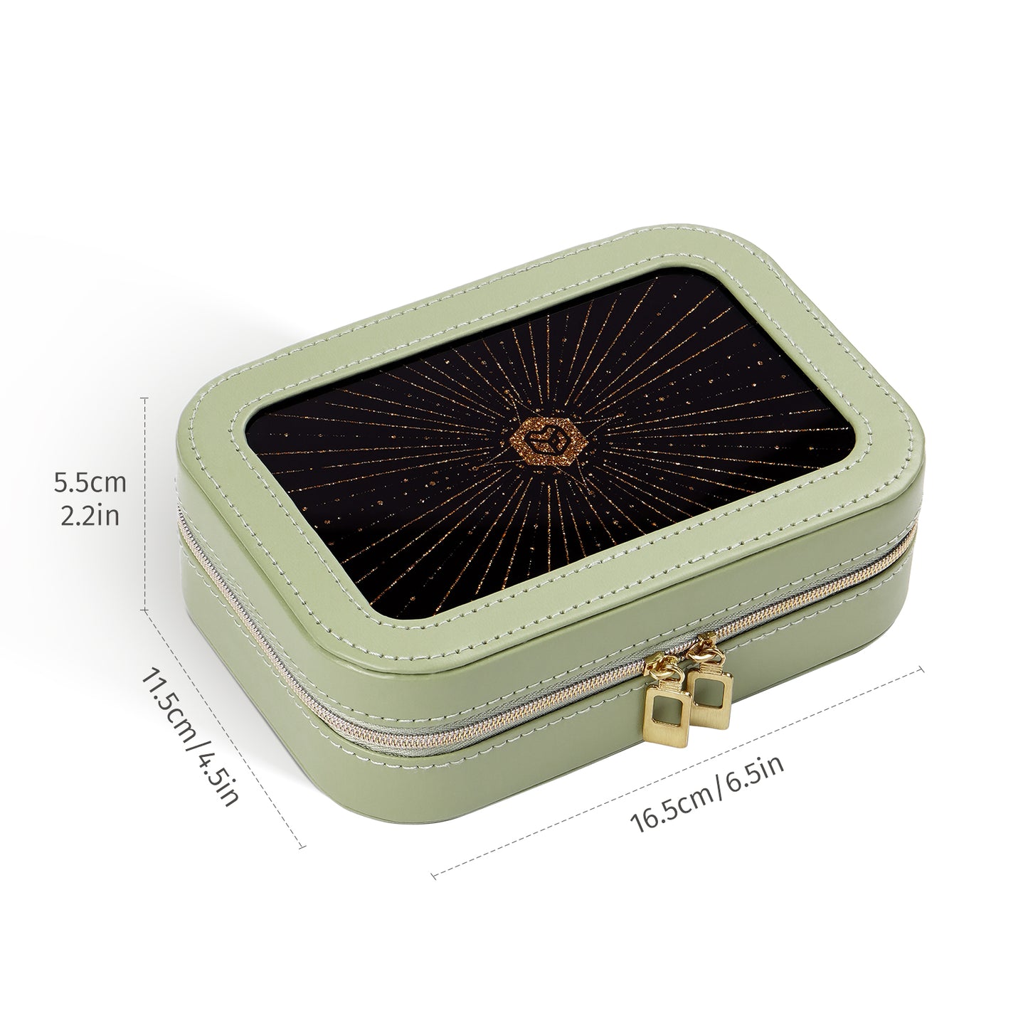 Travel Jewelry Case, PU Leather Jewelry Organizer Travel