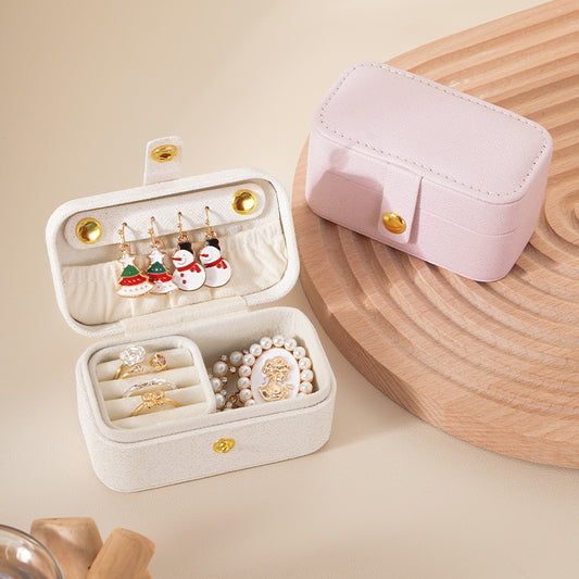 CASEGRACE Travel Mini Jewelry Box Lipstick Storage Case