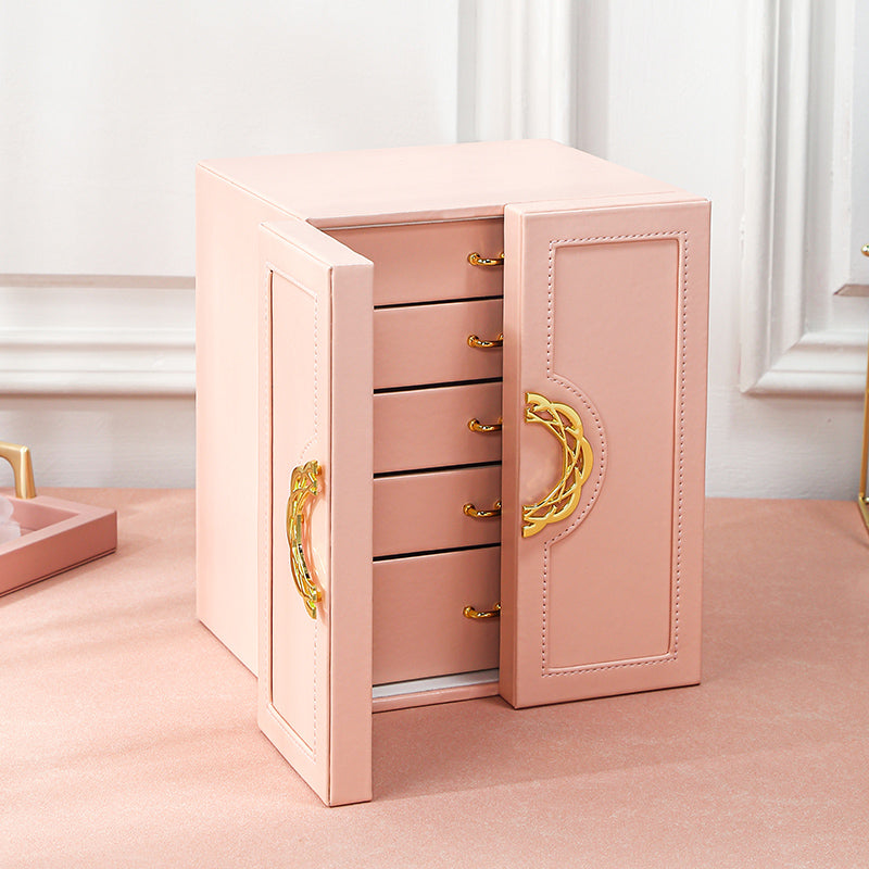 5-Drawer Jewelry Organizer Armoire Box