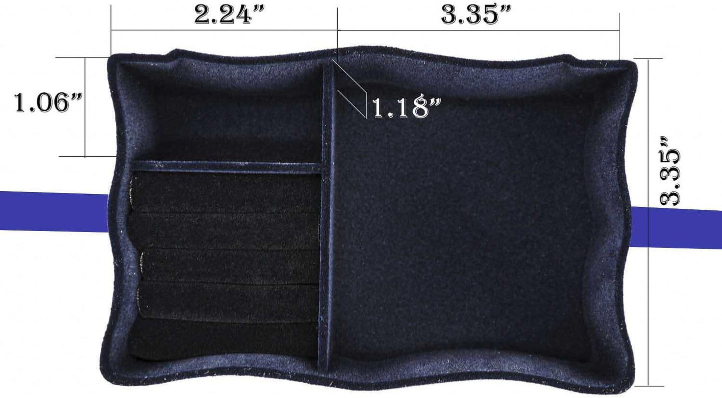 Luxury Vintage Rectangle Metal Alloy Jewelry Box