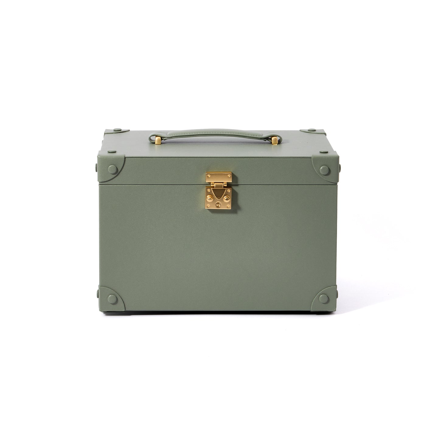 Casegrace Vintage Huge Jewelry Case, Built-in Mirror, With Modular Travel Jewelry Organizer