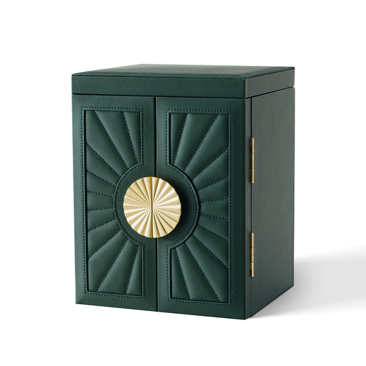 CASEGRACE 6-Tier Jewelry Organizer Box with Mirror