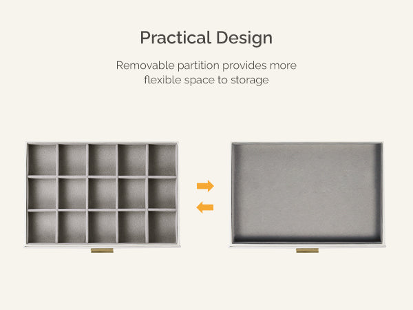 4-Layer Jewelry Organizer with Clear Lid