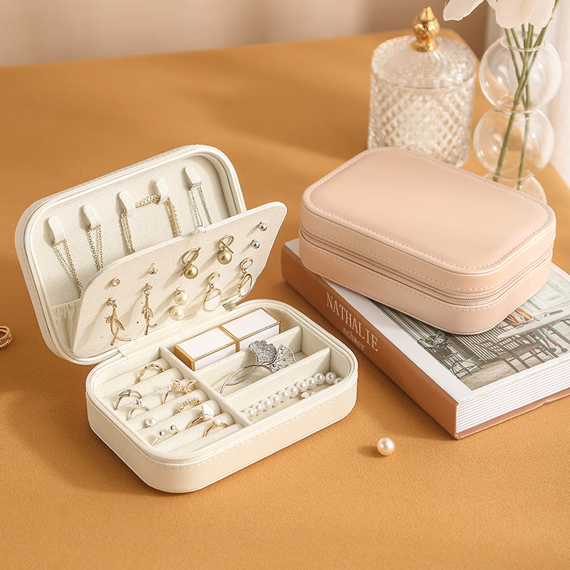 CASEGRACE Zippered Travel Jewellery Box Earring Case
