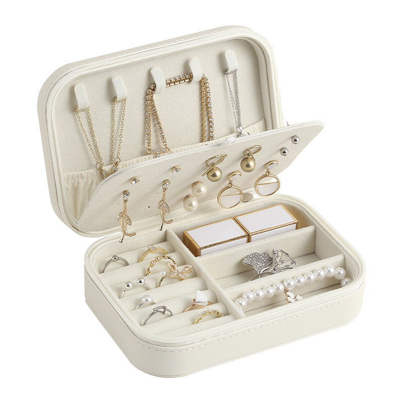 CASEGRACE Zippered Travel Jewellery Box Earring Case