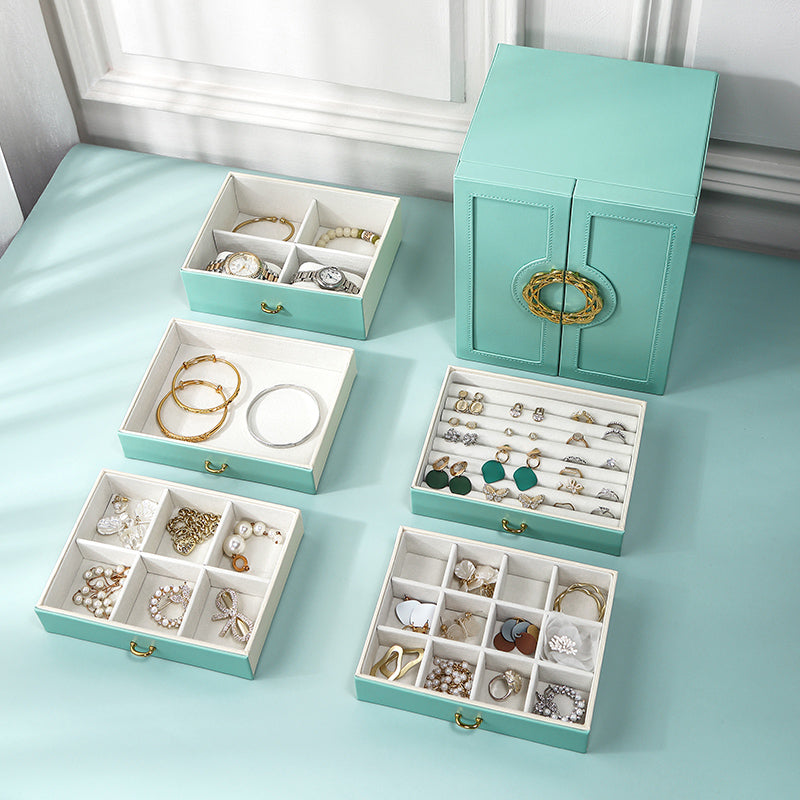 5-Drawer Jewelry Organizer Armoire Box