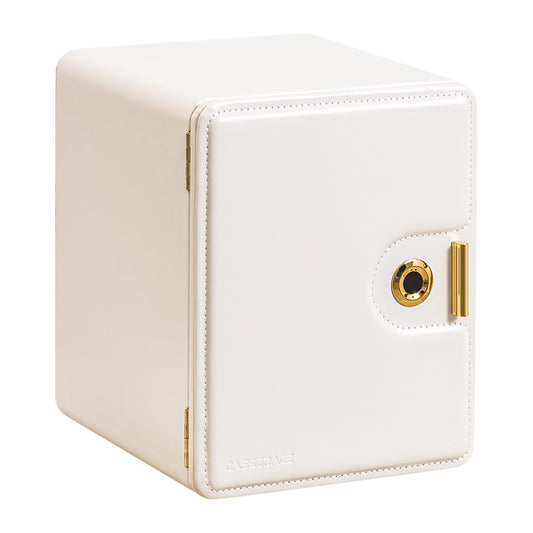 Casegrace Fingerprint Touch Unlock 4-Layer Drawer Jewelry Box, Smart Sensor Keyless, Open-Door Necklaces Organizer