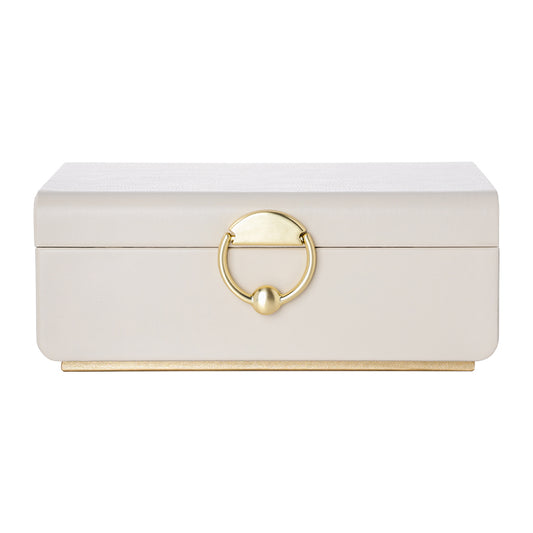 2-Layer Jewelry Box with Removable Jewelry Tray
