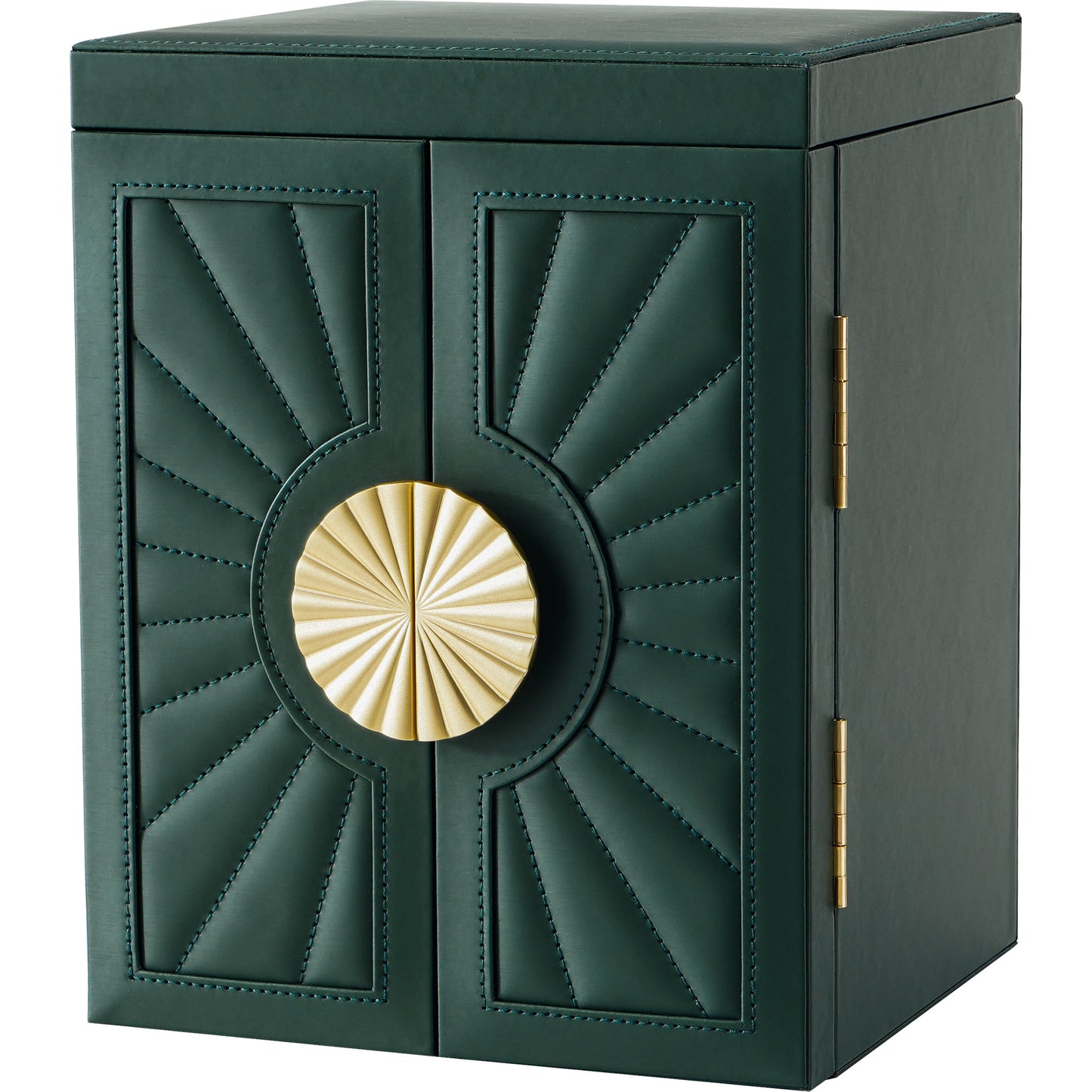 6-Tier Jewelry Organizer Box with Mirror