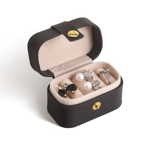 Casegrace Ring Box Small Jewelry Box Girls Jewelry Organizer Mini Travel Case Ring Storage Box