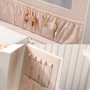 CASEGRACE BUTTERFLY 5-Layer Jewelry Box with Lock, Mini Travel Box
