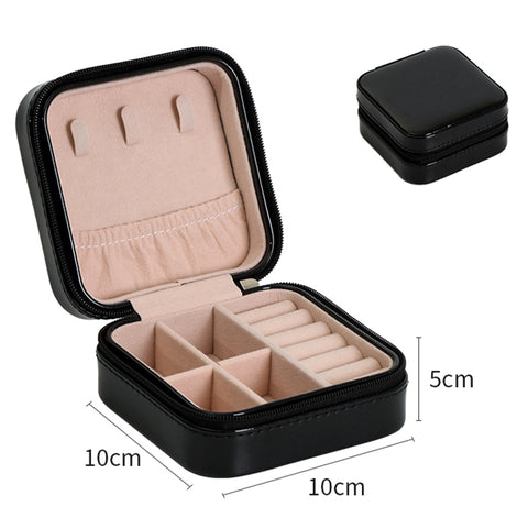 Casegrace Portable Mini Travel Jewelry Cases Leather
