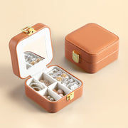 Casegrace Travel Jewelry Box Organizer With Mirror