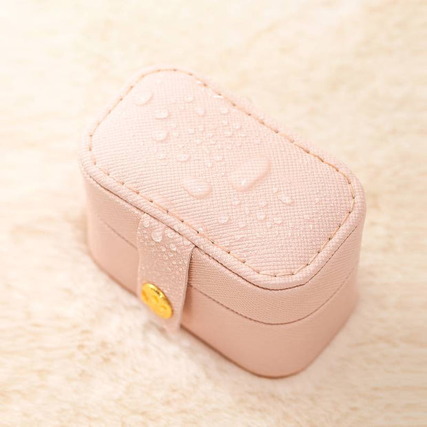 Casegrace Ring Box Small Jewelry Box Girls Jewelry Organizer Mini Travel Case Ring Storage Box