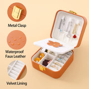Casegrace Travel Jewelry Box Organizer With Mirror
