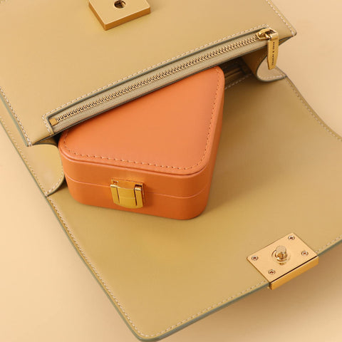 Casegrace Travel Jewelry Box Organizer With Mirror