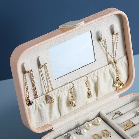 Casegrace Travel Jewelry Box Organizer for Girl Women