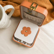Casegrace Travel Jewelry Box Organizer With Mirror