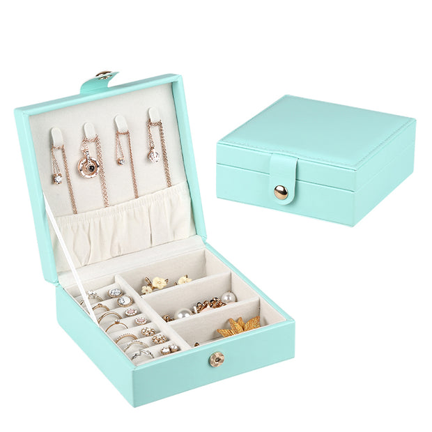 Casegrace Small Jewelry Box Portable Travel Organizer Jewelry Box